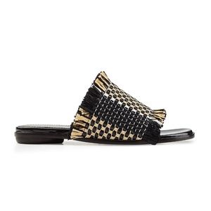 Proenza Schouler Woven Slide Flat Sandals. Sz 38.